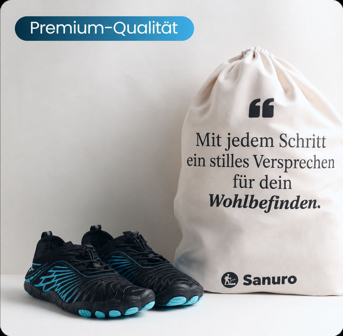 Sanuro Terra Pro mit Kupfer – Grounding Allround-Barfussschuhe