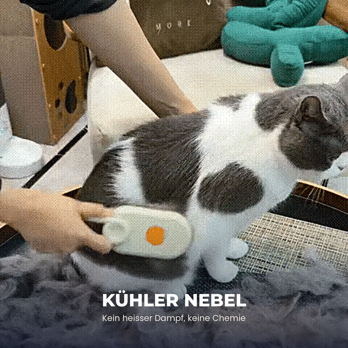 Sanuro AniBrush Sprühnebel-Fellbürste