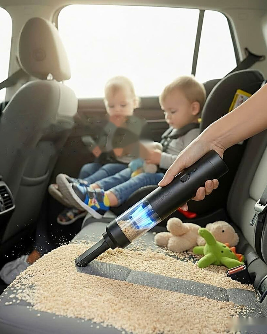 Nach der Fahrt mit Kindern