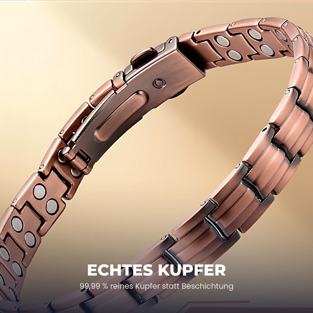 Sanuro KupferBand Kupfer-Magnetarmband