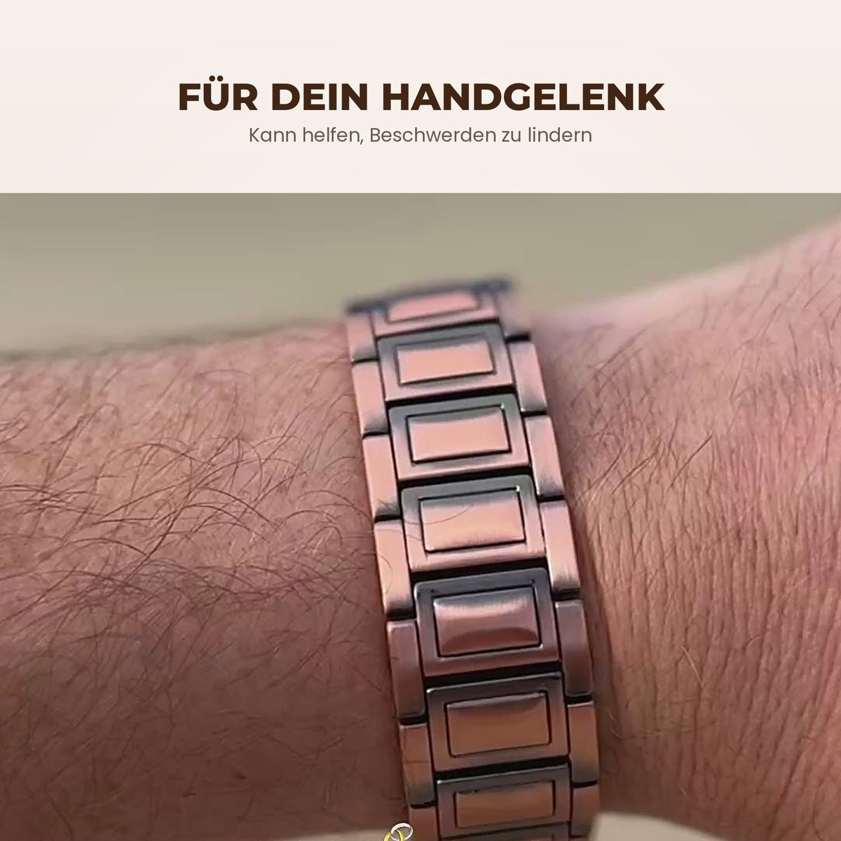 Sanuro KupferBand Kupfer-Magnetarmband