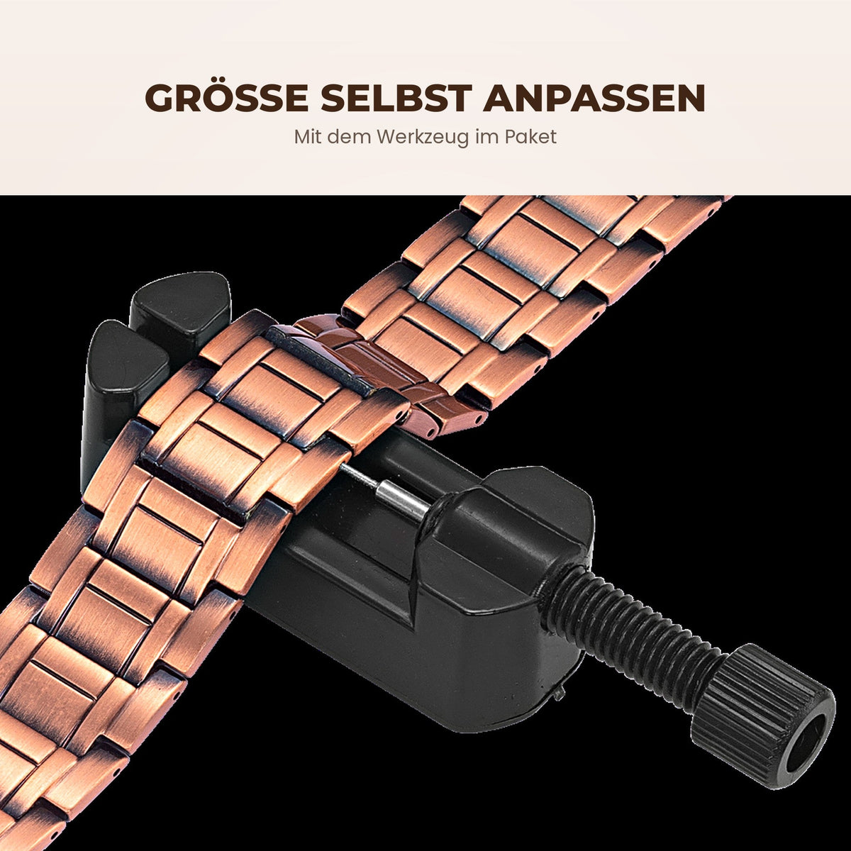 Sanuro KupferBand Kupfer-Magnetarmband