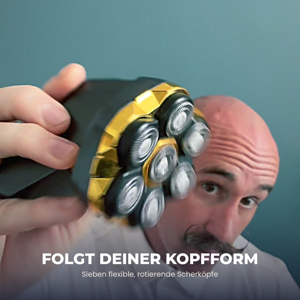 Sanuro ShaveMaster Kopfrasierer mit 7 Scherköpfen