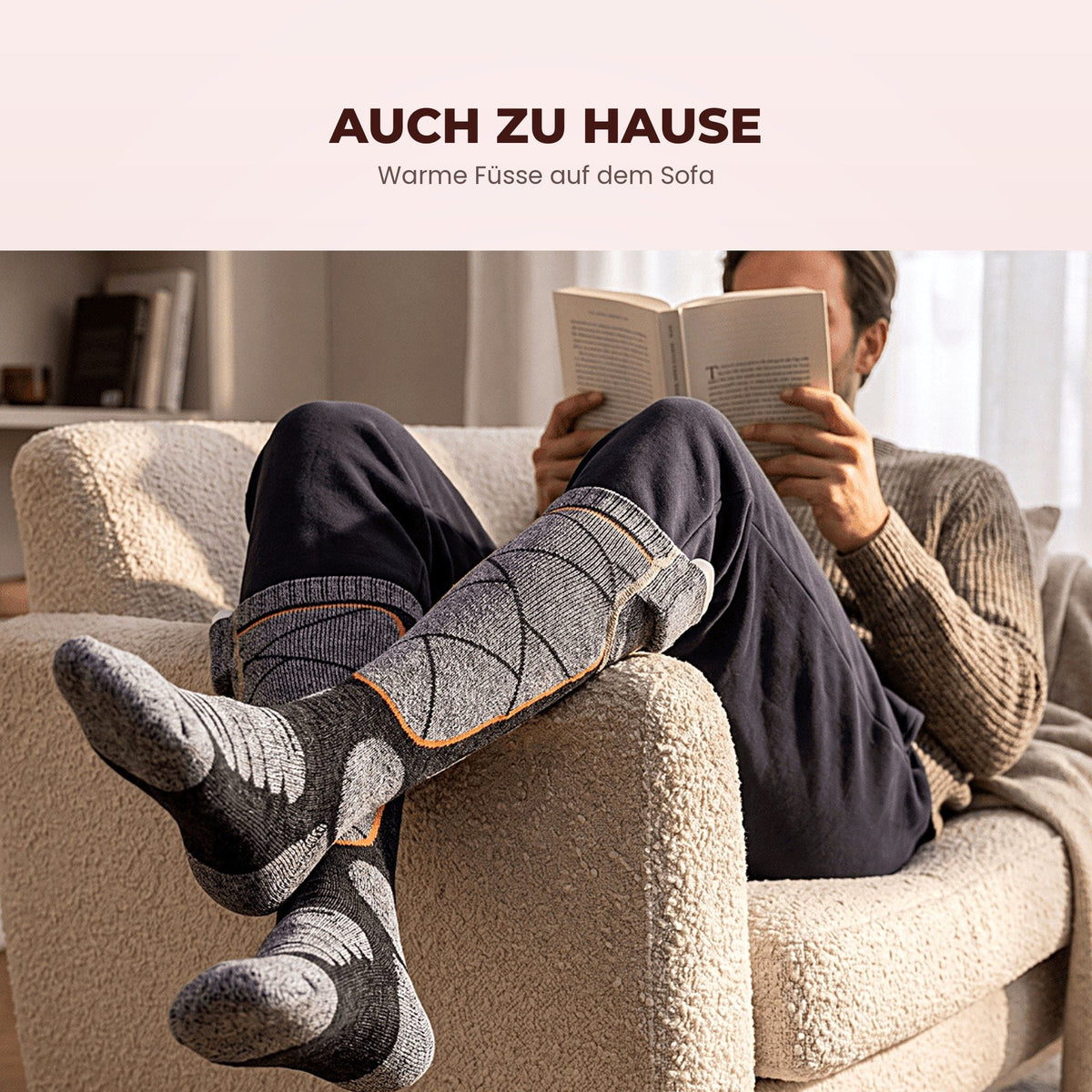 Sanuro WarmSocks Beheizbare Socken